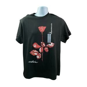 NEW DEPECHE MODE T-shirt Violator Alt Rock New Wave Band Tee Adult Men's Large
